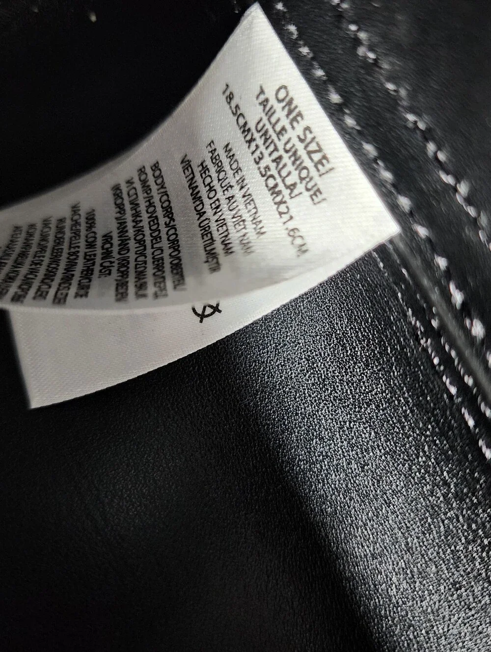 Ralph Lauren Black Leather Drawstring Crossbody Bucket Bag